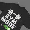 Kaos Gym Mode On T-shirt Gym Design - Gambar 3
