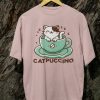 Kaos Catpuccino Kopi Kucing Tshirt Unisex - Gambar 6