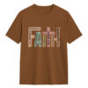 Kaos FAITH Rohani Kristen Katolik T-shirt Desain Ayat Alkitab Unisex Baju Katun Pria Wanita Lengan Pendek - Gambar 4