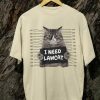 Kaos Kucing Napi Tshirt Lawcat T-shirt Unisex - Gambar 11