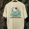 Kaos Catpuccino Kopi Kucing Tshirt Unisex - Gambar 7