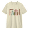 Kaos FAITH Rohani Kristen Katolik T-shirt Desain Ayat Alkitab Unisex Baju Katun Pria Wanita Lengan Pendek - Gambar 3