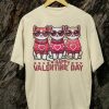 Kaos Cute Cat Valentine T-shirt Kucing Valentine Unisex - Gambar 7