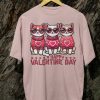 Kaos Cute Cat Valentine T-shirt Kucing Valentine Unisex - Gambar 6