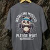 Kaos Panda Installing Muscles T-shirt Gym Design - Gambar 6