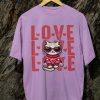 Kaos Love Love Love Cat Tshirt Unisex - Gambar 7