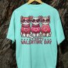 Kaos Cute Cat Valentine T-shirt Kucing Valentine Unisex - Gambar 4