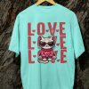 Kaos Love Love Love Cat Tshirt Unisex - Gambar 6