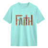 Kaos FAITH Rohani Kristen Katolik T-shirt Desain Ayat Alkitab Unisex Baju Katun Pria Wanita Lengan Pendek - Gambar 9