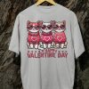 Kaos Cute Cat Valentine T-shirt Kucing Valentine Unisex - Gambar 3