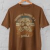 Kaos Bulldog Smile Tshirt Dog Lovers Anjing Lucu Vintage Retro Unisex - Gambar 4