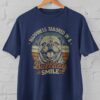 Kaos Bulldog Smile Tshirt Dog Lovers Anjing Lucu Vintage Retro Unisex - Gambar 3
