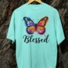 Kaos Wanita Blessed Tshirt Motivasi Bahan Katun - Gambar 5