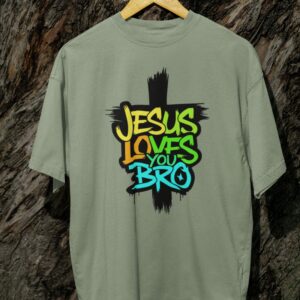 Kaos Jesus Loves You Tshirt Rohani Kristen Katolik