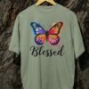 Kaos Wanita Blessed Tshirt Motivasi Bahan Katun - Gambar 6
