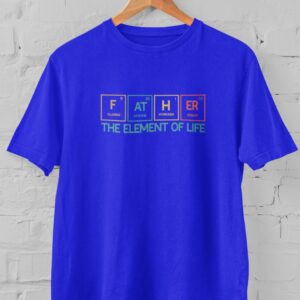 Kaos Father Element of Life Tshirt unsur elemen kimia tabel periodik Ayah