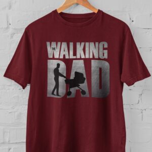 Kaos Walking DAD Tshirt lucu serial ikonik walking dead Ayah baru cotton combed