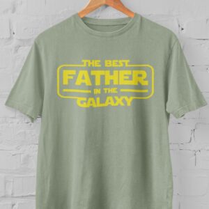 Kaos The Best Father in the Galaxy Tshirt Ayah Keren Terbaik Cotton Combed 100%