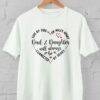 MATCHING TEES Kaos Kembaran Samaan Couple Kelurga Teman Saudara Jauh Dekat Selalu Di Hati - Gambar 5