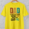 Kaos Thank You DAD saying YES Tshirt Hadiah Hari Ayah Ulang Tahun - Gambar 11
