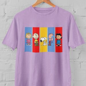 Kaos Karakter Peanuts – Snoopy, Charlie Brown, Lucy & Friends Warna-Warni Ceria & Menggemaskan