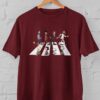 Kaos Snoopy x The Beatles – Parodi Abbey Road Lucu & Nostalgia | Pop Culture Retro | T-shirt Distro Unisex Pria Wanita Baju Lengan Pendek Bahan Katun - DJAVASTREET - Gambar 4