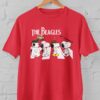Kaos Snoopy The Beagles – Parodi The Beatles Abbey Road | Desain Lucu & Nostalgia Pop Culture | T-shirt Distro Unisex Pria Wanita Baju Lengan Pendek Bahan Katun - DJAVASTREET - Gambar 3