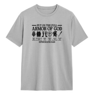 Kaos Rohani “Armor of God” | Baju Ayat Alkitab | Kaos Kristen Modern Daily Outfit - DJAVASTREET