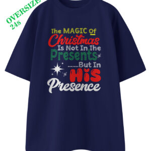 Kaos OVERSIZED Natal The Magic of Christmas Kaos Kristen Katolik DJAVASTREET