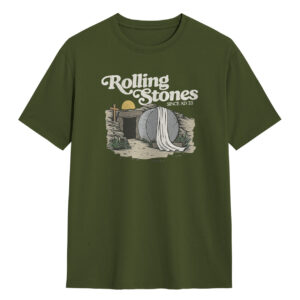 Kaos Kristen Rolling Stones – T-Shirt Kebangkitan Yesus | Baju Rohani Katolik Unisex -DJAVASTREET