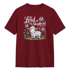 Kaos Domba Imut The Lord is My Shepherd Baju Kristen Katolik - DJAVASTREET